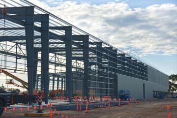 large development under construction