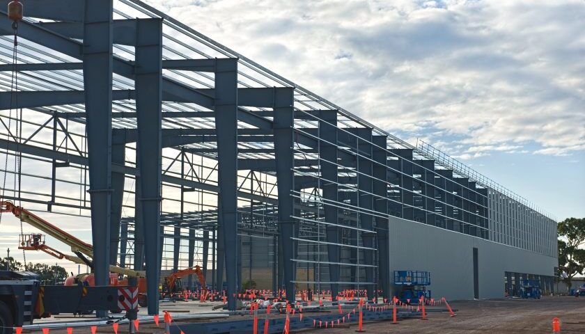 large development under construction